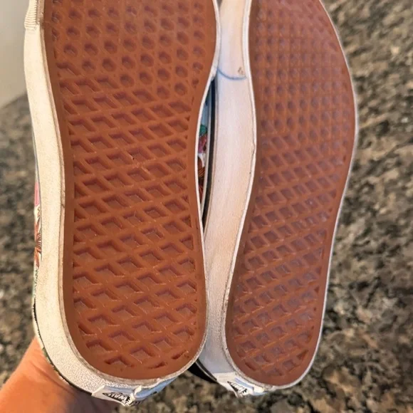 Vans multi tropic Black and Floral Canvas Sneakers EUC 8.5 - Picture 12 of 15